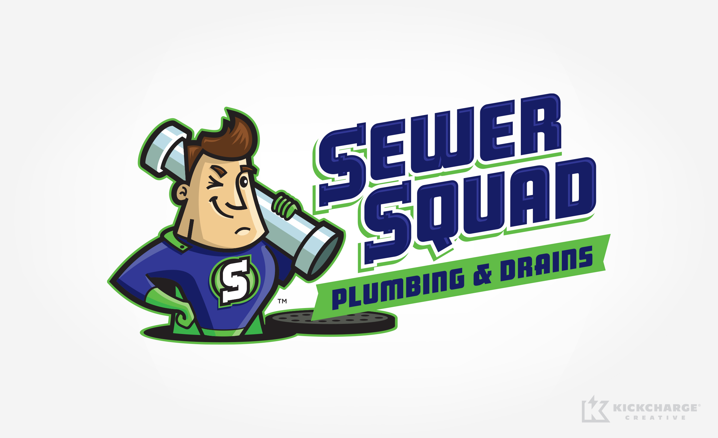 plumbing logo for Sewer Squad