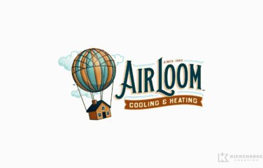 Logo design for AirLoom Cooling & Heating