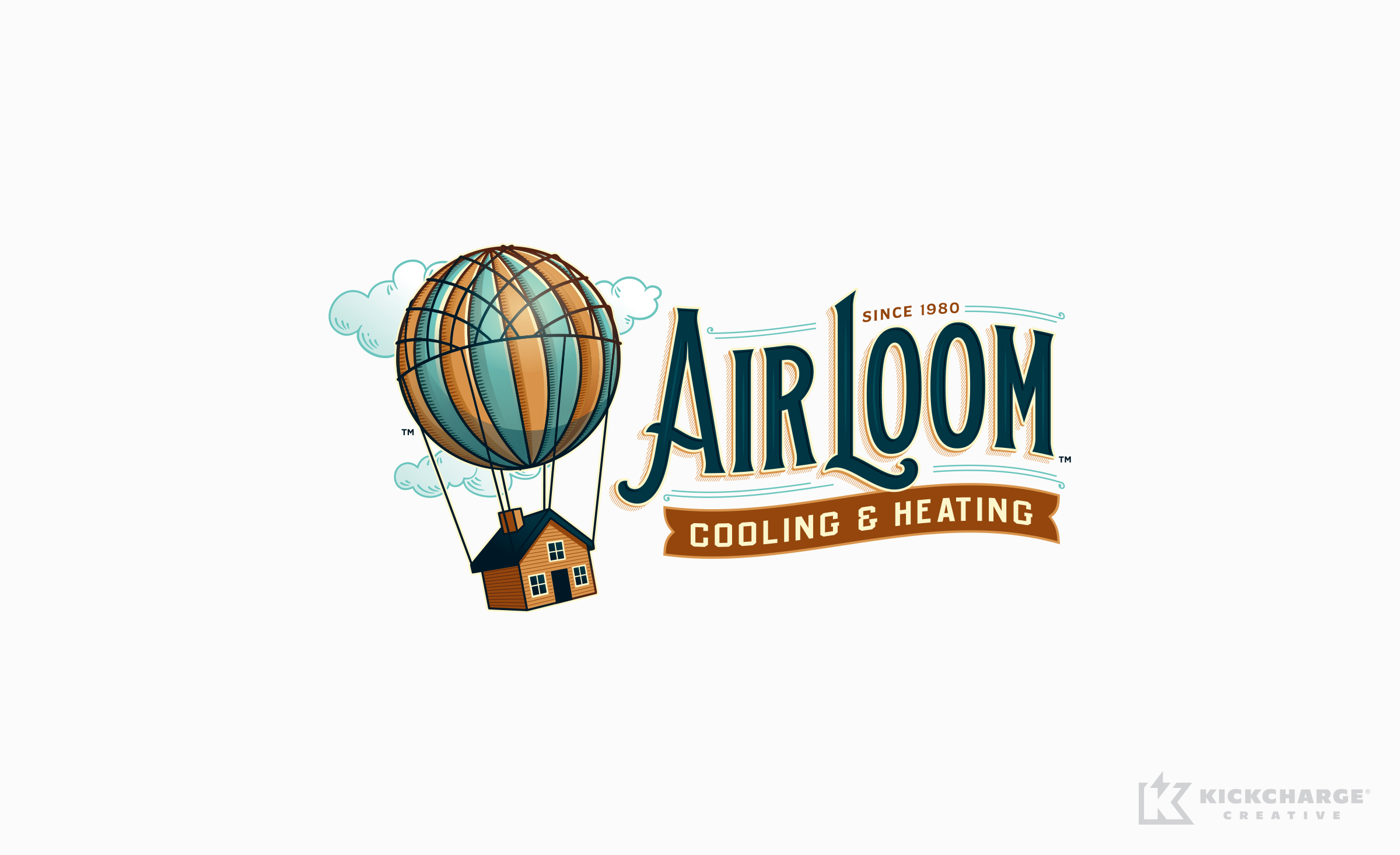 Logo design for AirLoom Cooling & Heating